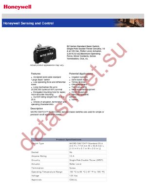 BZ-RW922-A2 datasheet  